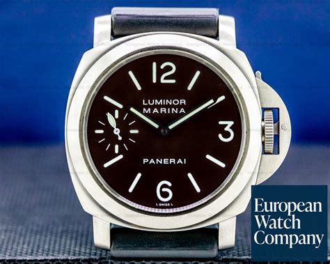 Panerai PAM00118 Luminor Marina Tobacco Dial Titanium 